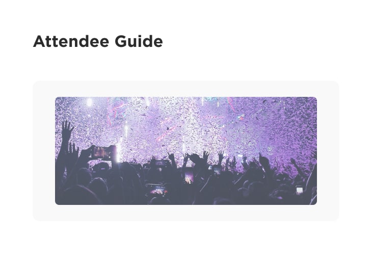 Attendee Guide Template